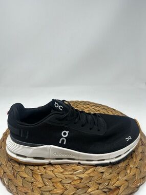 On Running Cloudnova Form 2 Running Shoes Black Ivory Size 10.5 Women's